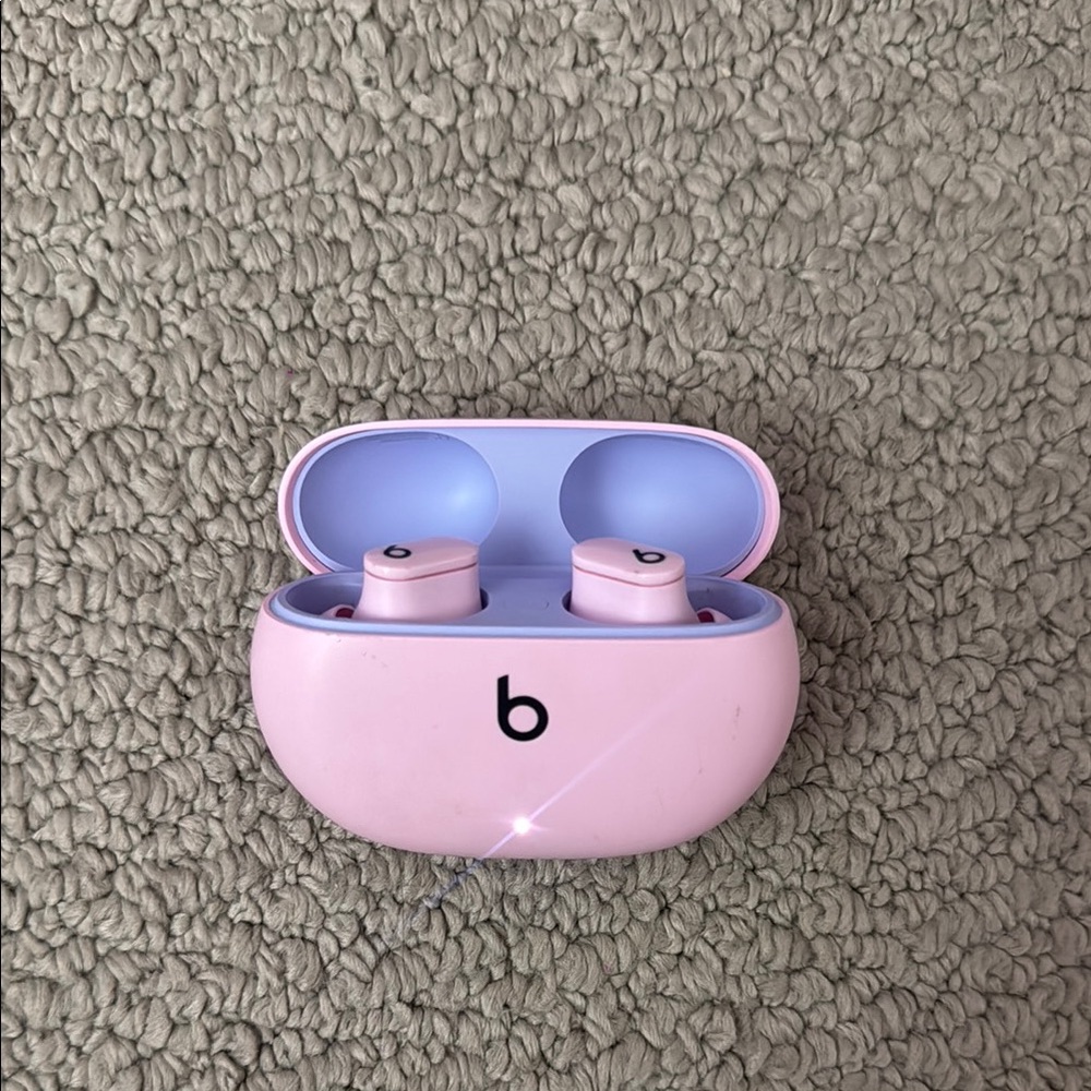 Beats by Dre Pink Earbud Headphones